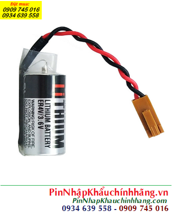 Toshiba ER4V, Pin PLC Toshiba ER4V size 2/3AA 1650mAh 3.6v chính hãng, Xuất xứ NHẬT 